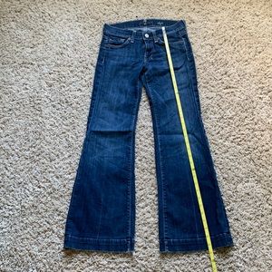 7 for all mankind, size 24, dojo jeans